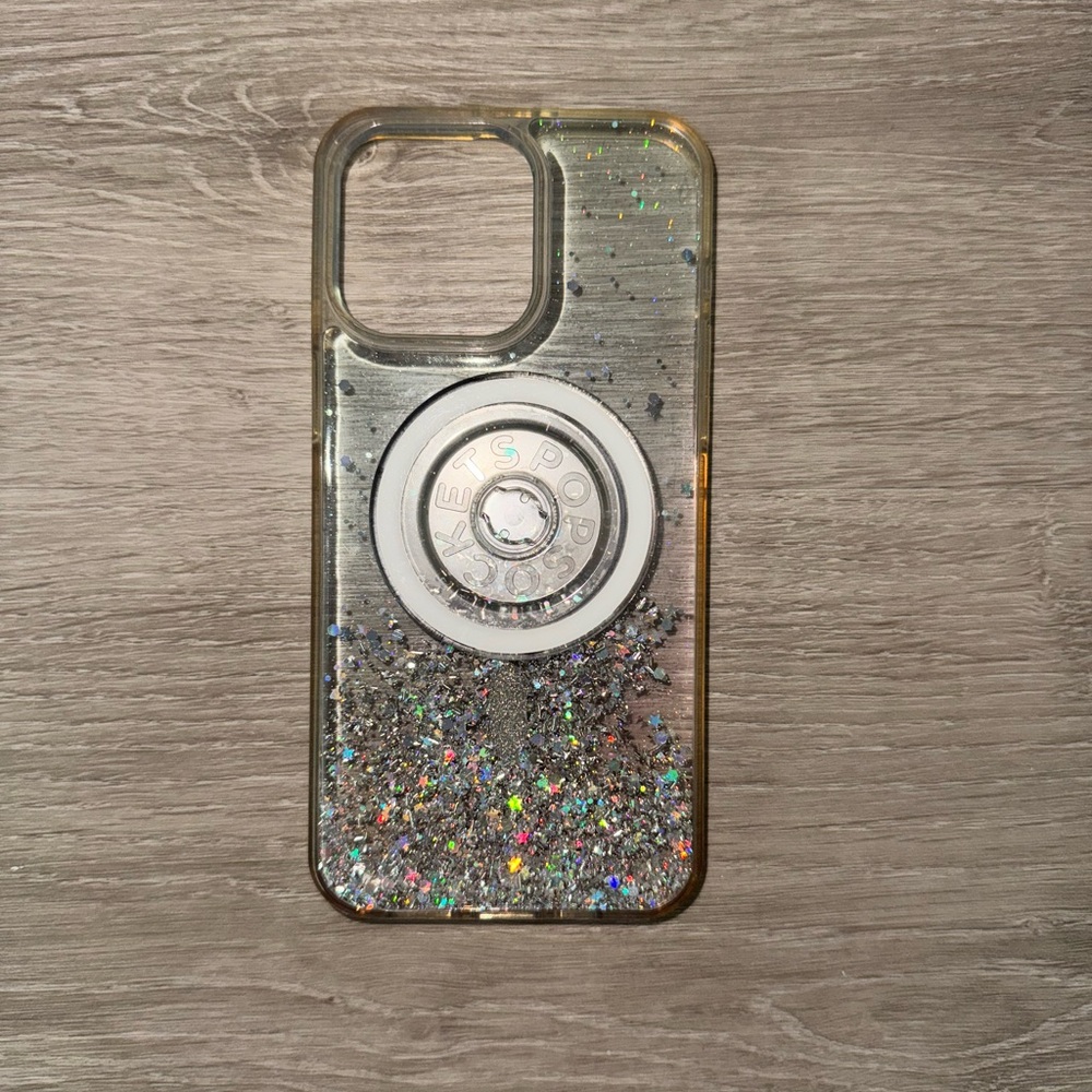 iPhone 15 pro max phone case with mag safe attachment pop socket